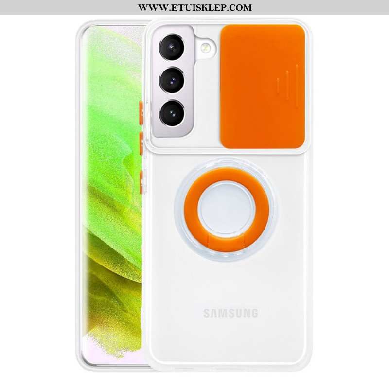 Etui do Samsung Galaxy S22 5G Pierścień-wspornik I Osłony Obiektywu